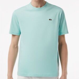 Lacoste Mint Green Pima Cotton Tee.